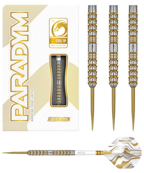 RedDragon Paradym Gold Parallel Steeldart 22-24-26 g