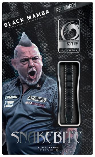 RedDragon Peter Wright Black Mamba Softdart 20g