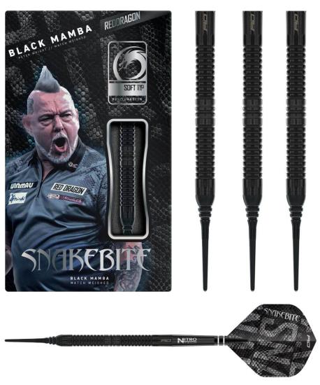 RedDragon Peter Wright Black Mamba Softdart 20g