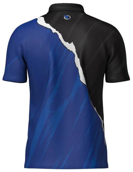 Ruthless RipTorn ECO  Schwarz-Blau Dart Shirt