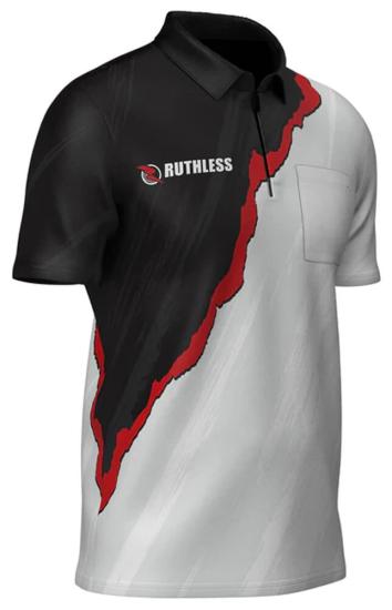 Ruthless RipTorn ECO  Schwarz-Grau Dart Shirt