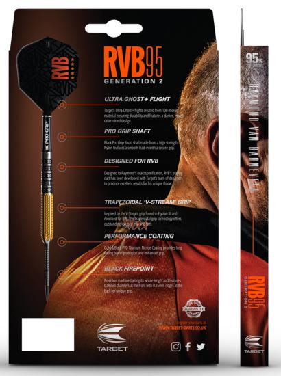 Target RVB Barneveld Gen 2  95% Steeldart 21-23-25g