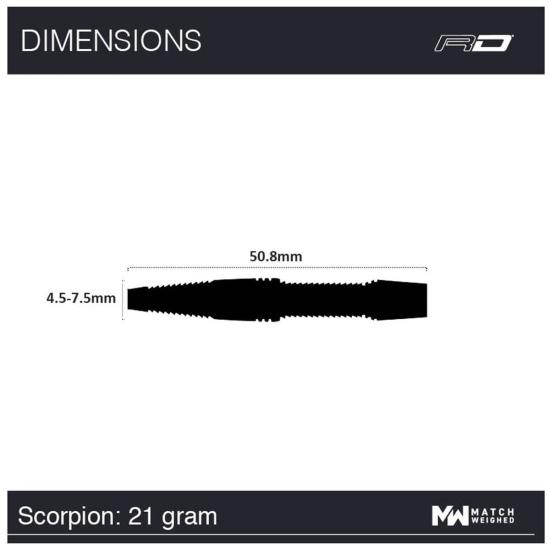 RedDragon Scorpions Steeldart 21-23-25g