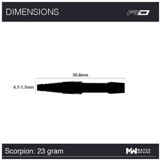 RedDragon Scorpions Steeldart 21-23-25g