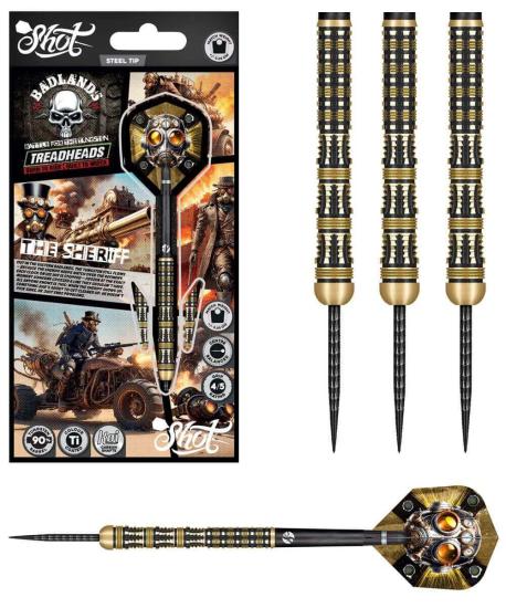 Shot Badlands The Sheriff 90% Steeldart 23-24-25 g