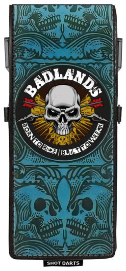 Shot Inked Badlands Dart Tasche Blau