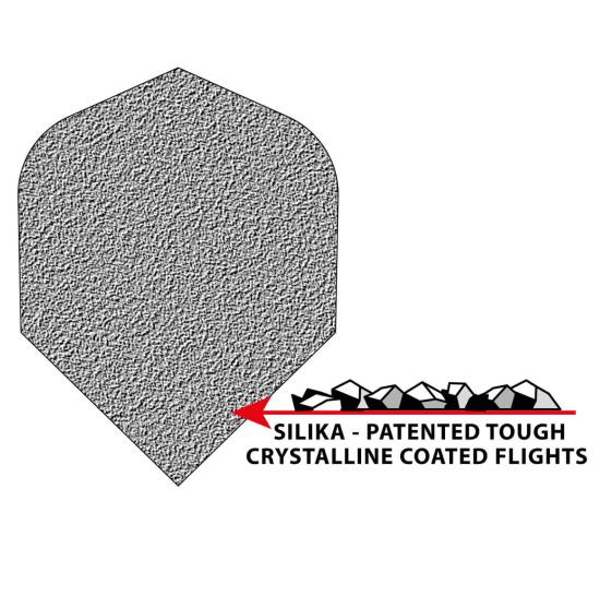 Harrows Flight Silika Colourshift X Cystalline Coated No6 Silber