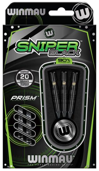 Winmau Sniper Schwarz Softdart 20g