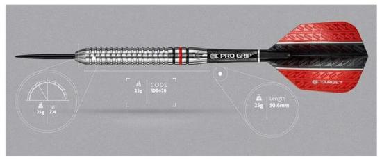 Target Vapor8 08 Steeldart 25g