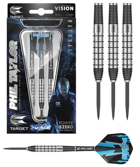 Phil Taylor Power 8-Zero 2 Steeldart 22-24-26g