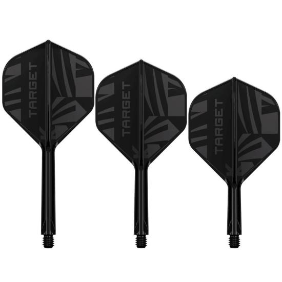 Target K-Flex No2 Schwarz-Klar Flight/Shaft Kombination