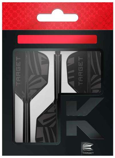 Target K-Flex No6 Schwarz-Klar Flight/Shaft Kombination