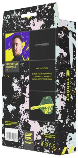 Target Luke Littler Fallout  90% Softdart 19g