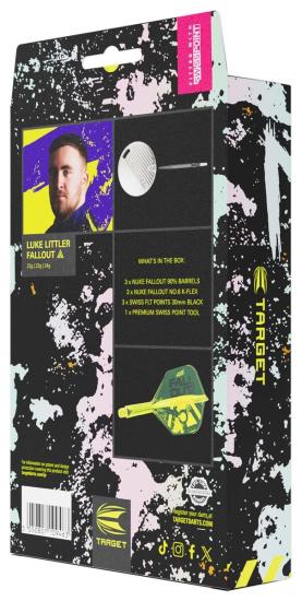 Target Luke Littler Fallout 90% SP Steeldart 22-23-24g