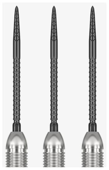 Target Swiss DS Surge Silber Point 26-30-35-40 mm