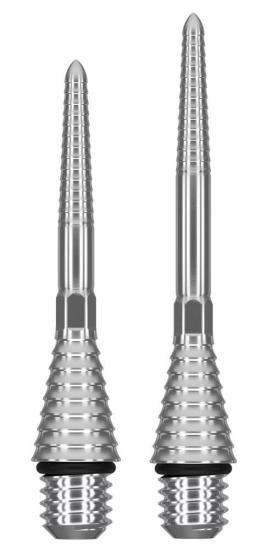 Target Titanium Swiss Point Conversion Grooved Spitze Silber