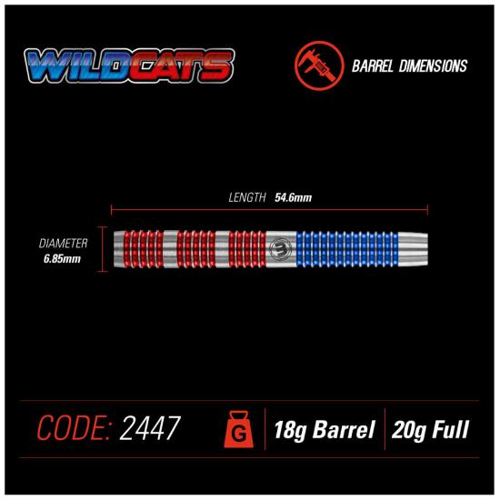 Winmau Wildcats Softdart 20g