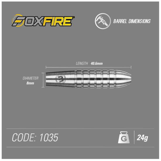 Winmau Foxfire Tropfen Steeldart 22-24g