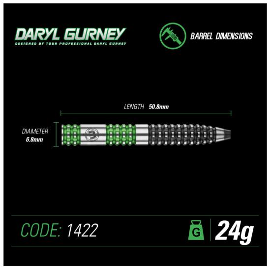 Winmau Daryl Gurney Steeldart 22-24-26g