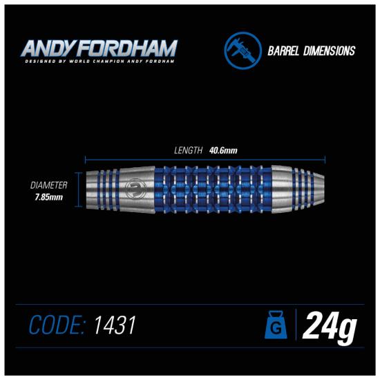 Winmau Andy Fordham Special Edition Steeldart 24g