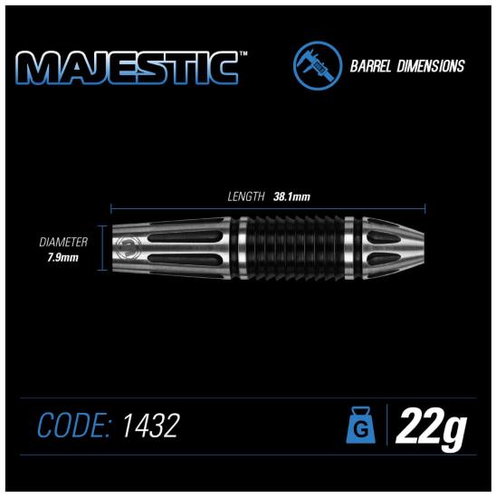 Winmau Majestic Steeldart 22-24-26g