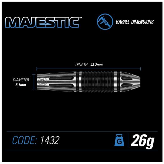 Winmau Majestic Steeldart 22-24-26g