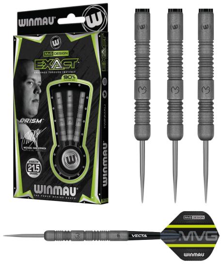 Winmau MvG Exact Steeldart 21,5-23-24-25g