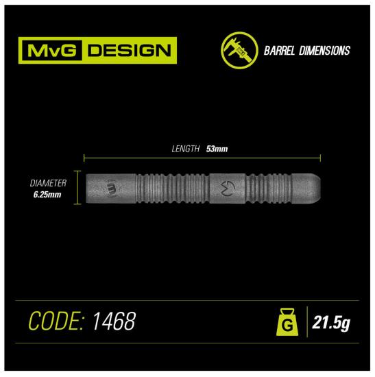 Winmau MvG Exact Steeldart 25 g