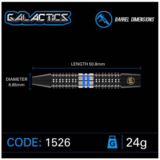 Winmau Galactics Steeldart 24-26g