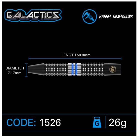 Winmau Galactics Steeldart 24-26g