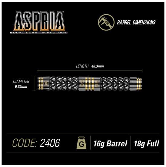 Winmau Aspria Dual Core Softdart 18g