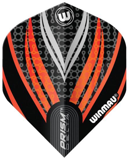 Winmau Prism Delta Orange-Weiß Flight No2