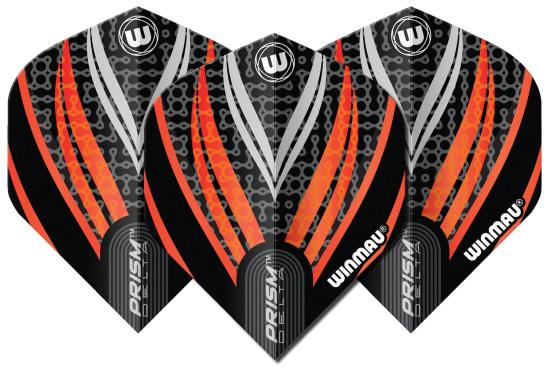 Winmau Prism Delta Orange-Weiß Flight No2