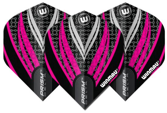 Winmau Prism Delta Pink-Weiß Flight No2 