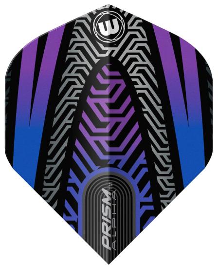 Winmau Prism Alpha Schwarz-Blau Flight No2
