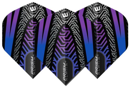 Winmau Prism Alpha Schwarz-Blau Flight No2