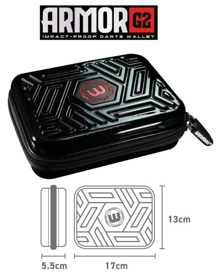 Winmau Armor G2 Dart Case Schwarz