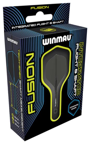 Winmau Fusion Flight-Shaft Schwarz