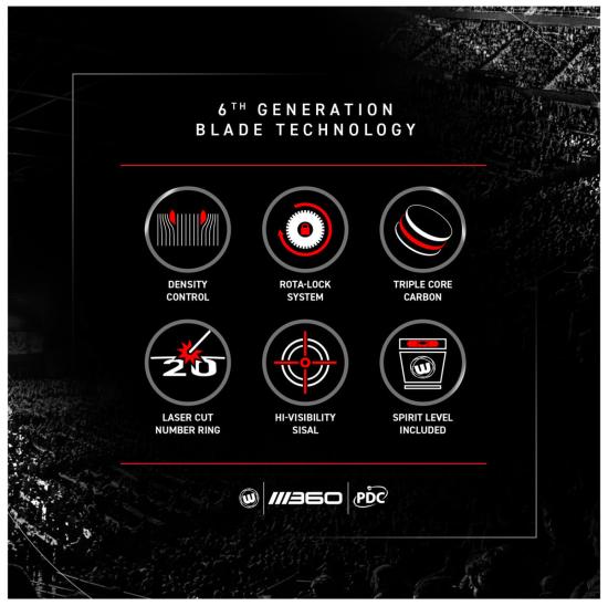 Winmau Blade 360 PDC Dart Board