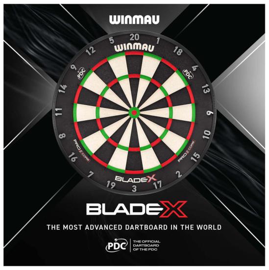 Winmau Blade X Pro Core - Official PDC Dartboard
