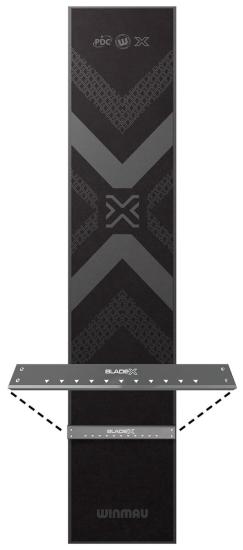 Winmau Blade X Soft Dartteppich Integrated Oche