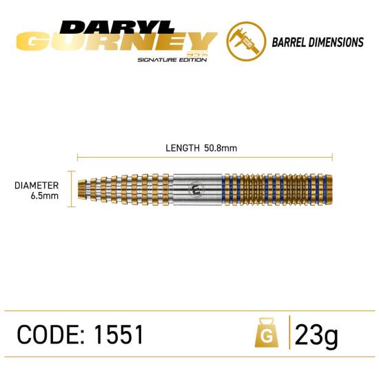 Winmau Daryl Gurney Signature Edition Steeldart 23g