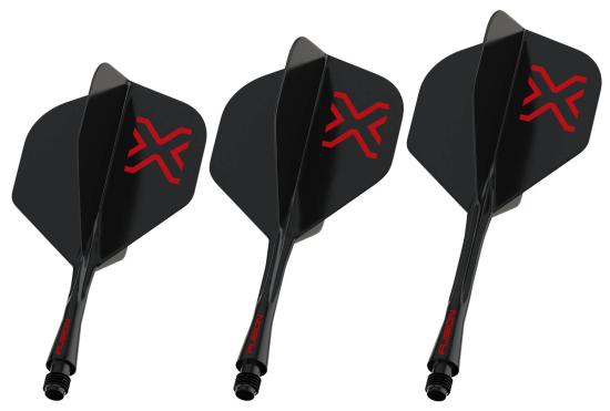 Winmau Fusion Blade X Flight-Shaft Schwarz