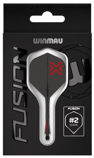 Winmau Fusion Blade X Flight-Shaft Schwarz