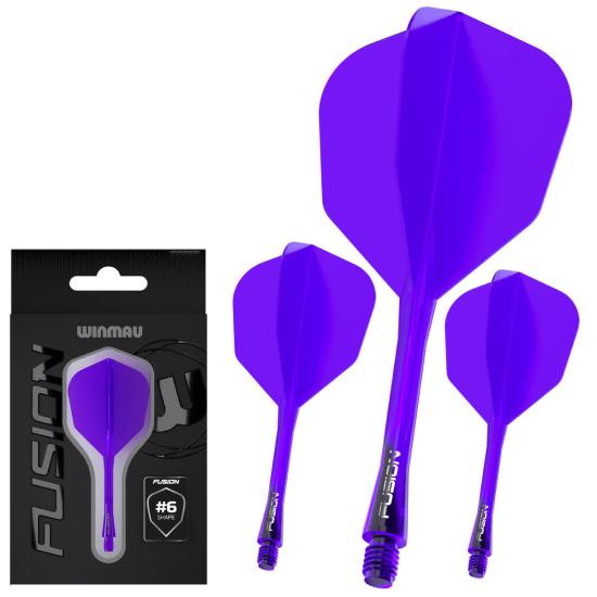 Winmau Fusion Flight-Shaft Lila