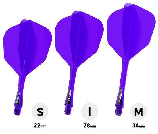 Winmau Fusion Flight-Shaft Lila