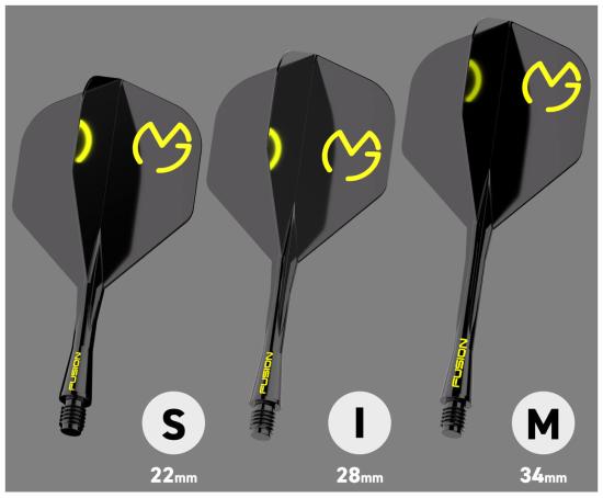 Winmau Fusion Flight-Shaft MVG No2 Pac Man
