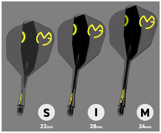 Winmau Fusion Flight-Shaft MVG No6 Pac Man