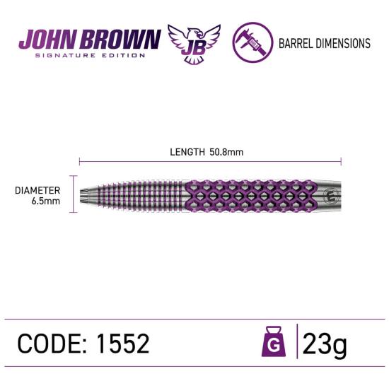 Winmau John Brown Signature Edition Steeldart 22g
