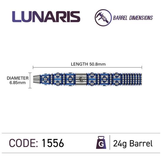 Winmau Lunaris Tapered Steeldart 22-24g